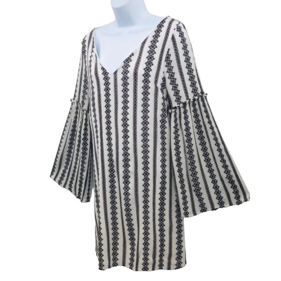 Elan Gauze Boho Mini Dress Sz. Small - Picture 4 of 13